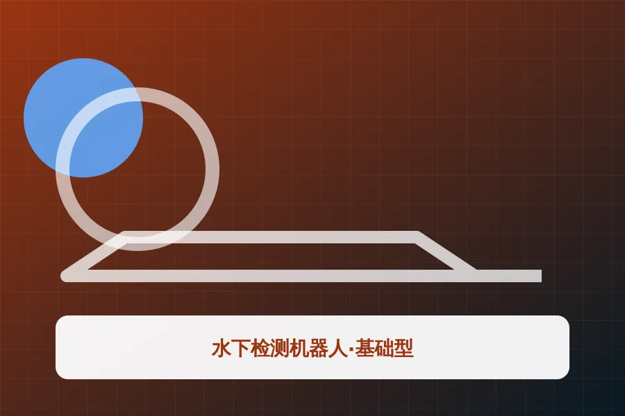 水下检测机器人·基础型应用示意图