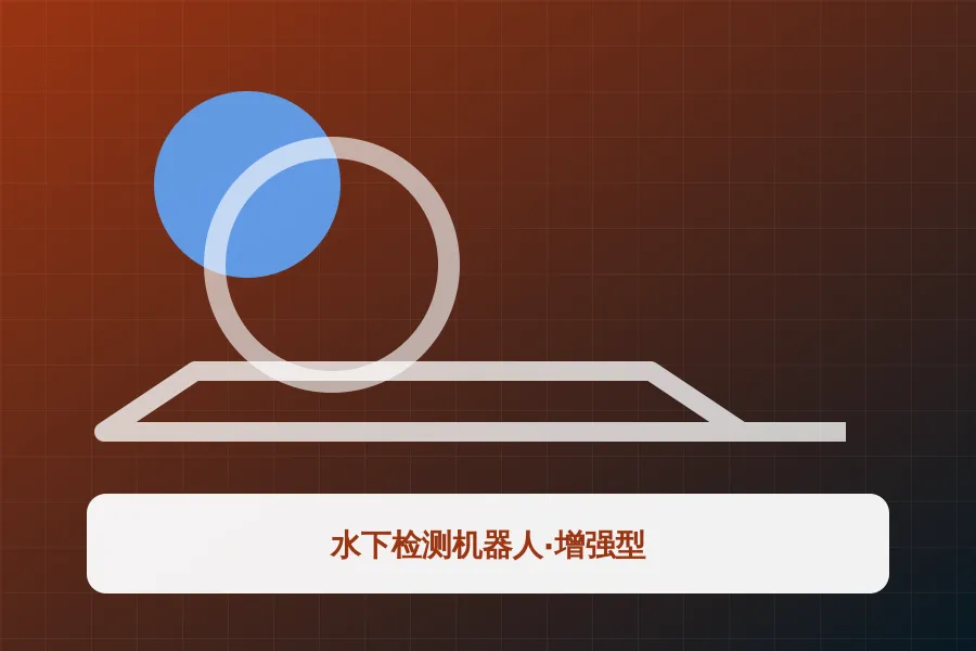 水下检测机器人·增强型应用示意图